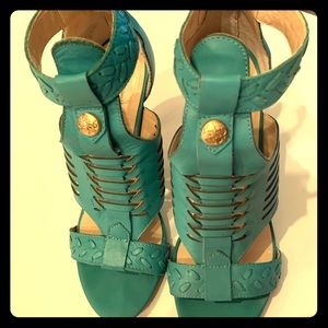 Turquoise Heels